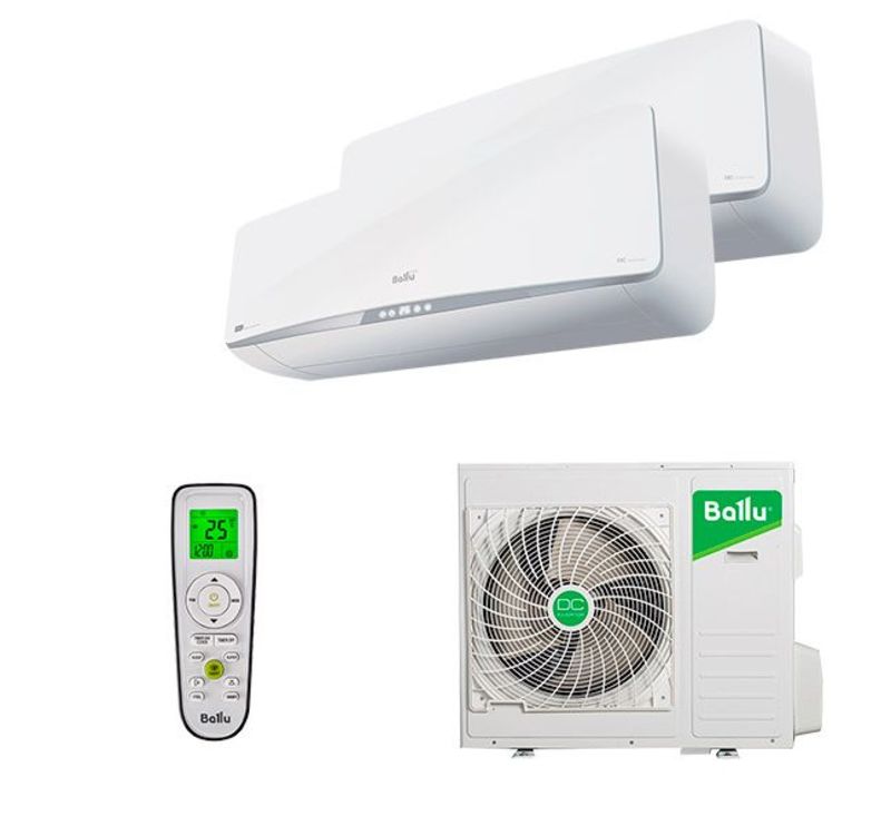 BALLU B2OI-FM/out-14HN1/EU + BSEI-FM/in-09HN1/EU + BSEI-FM/in-09HN1/EU мульти сплит-система (2 комнаты)